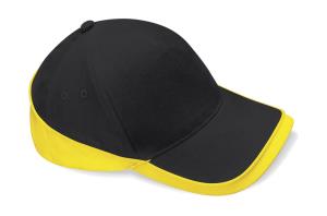 5 panelová šiltovka z bavlny Team, 168 Black/Yellow