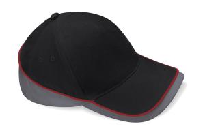 5 panelová šiltovka z bavlny Team, 184 Black/Graphite Grey/Classic Red