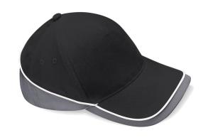 5 panelová šiltovka z bavlny Team, 195 Black/Graphite Grey/White