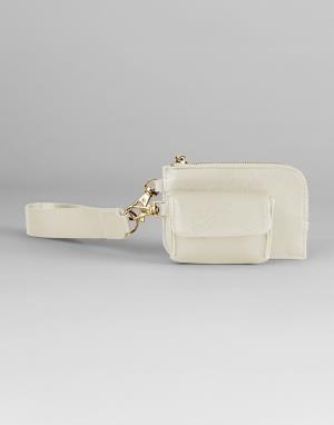 Puzdro Boutique Pouch Wristlet, 708 Oyster