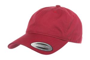 6 panelová šiltovka z bavlny Reb, 428 Cranberry