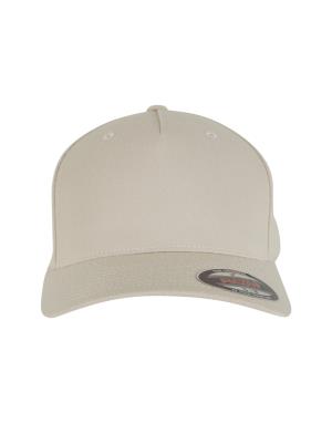 5 panelová šiltovka so zahnutým šiltom Fitted Baseball, 019 Beige