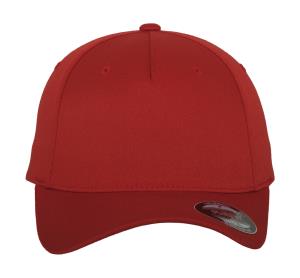 5 - panelová šiltovka so zahnutým šiltom Fitted Baseball, 400 Red