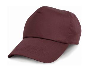 5-panelová bavlnená šiltovka Pum, 448 Burgundy