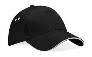Šiltovka Ultimate 5 Panel so šiltom  Sandwich, 155 Black/Light Grey