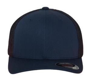 6 panelová šiltovka so zahnutým šiltom Mesh, 200 Navy