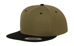 6 - panelová šiltovka s rovným šiltom Com, 570 Olive/Black