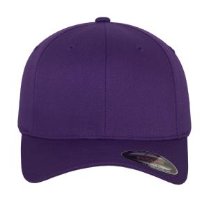 6 panelová šiltovka so zahnutým šiltom Wooly, 349 Purple