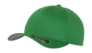 6 panelová šiltovka so zahnutým šiltom Wooly, 512 Pepper Green