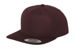 6 - panelová šiltovka s rovným šiltom Classic, 454 Maroon/Maroon