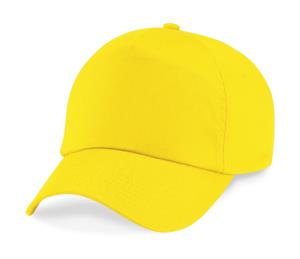 5 panelová šiltovka z bavlny Original, 600 Yellow