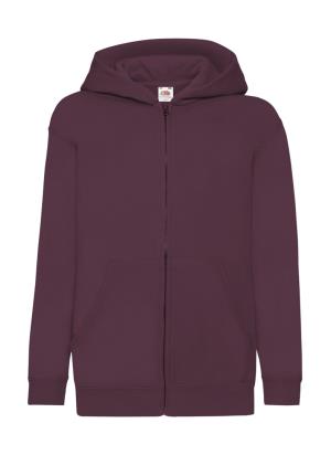 Detská mikina s kapucňou Classic, 448 Burgundy