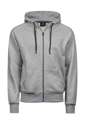 Pánska mikina s kapucňou a zipsom Twine, 123 Heather Grey