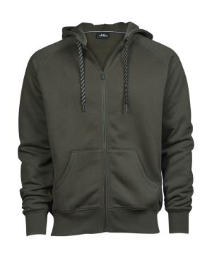 Pánska mikina s kapucňou a zipsom Twine, 510 Deep Green