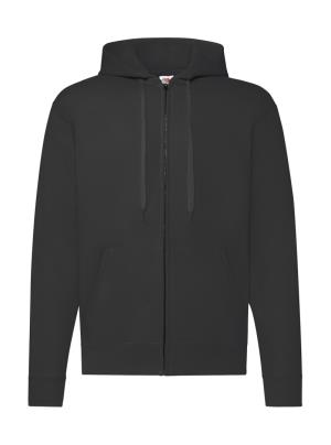 Pánska mikina s kapucňou a zipsom Classic, 101 Black