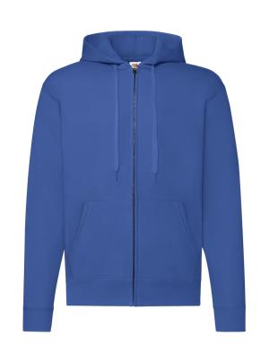 Pánska mikina s kapucňou a zipsom Classic, 300 Royal Blue
