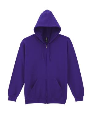 Pánska mikina s kapucňou a zipsom Heavy Blend, 349 Purple
