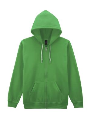 Pánska mikina s kapucňou a zipsom Heavy Blend, 509 Irish Green