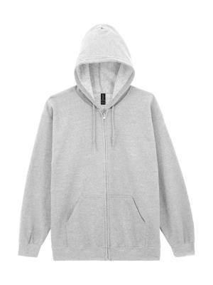 Pánska mikina s kapucňou a zipsom Heavy Blend, 703 Ash Grey