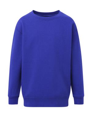 Detská mikina bez kapucne Klam, 300 Royal Blue