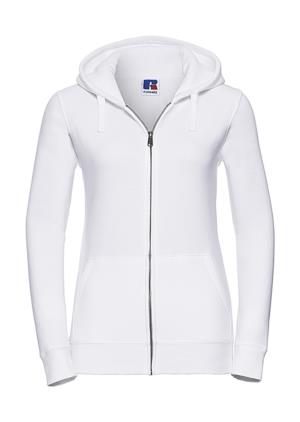 Dámska mikina s kapucňou na zips  Authentic, 000 White