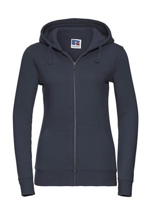 Dámska mikina s kapucňou na zips  Authentic, 201 French Navy