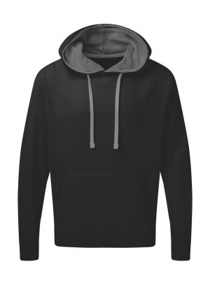 Pánska mikina s kapucňou Kord, 151 Black/Grey