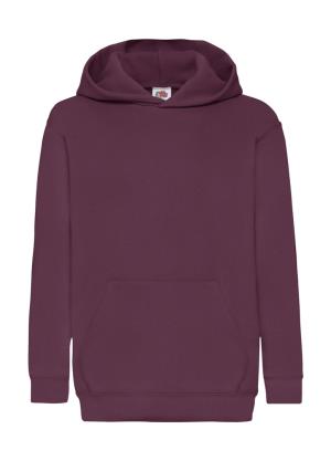 Detská mikina s kapucňou Rapika, 448 Burgundy