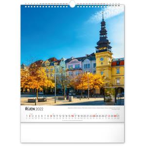 Nástenný kalendár Česká republika 2022, 30 × 34 cm (6)