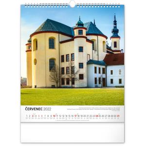 Nástenný kalendár Česká republika 2022, 30 × 34 cm (9)