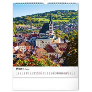 Nástenný kalendár Česká republika 2022, 30 × 34 cm (13)