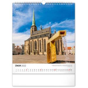 Nástenný kalendár Česká republika 2022, 30 × 34 cm (14)