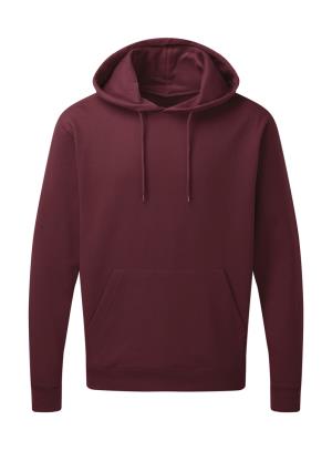 Pánska mikina s kapucňou Motol, 448 Burgundy
