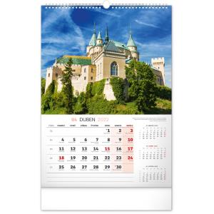 Nástenný kalendár České a slovenské kúpele CZ 2022, 33 × 46 cm (12)