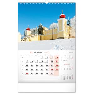 Nástenný kalendár Kostoly a pútnické miesta 2022, 33 × 46 cm (4)