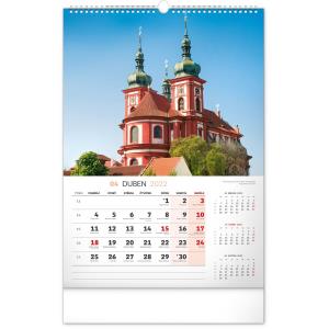 Nástenný kalendár Kostoly a pútnické miesta 2022, 33 × 46 cm (12)