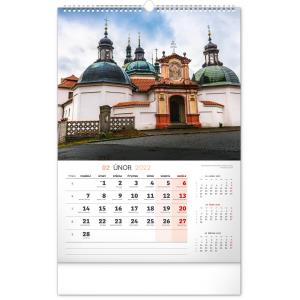 Nástenný kalendár Kostoly a pútnické miesta 2022, 33 × 46 cm (14)