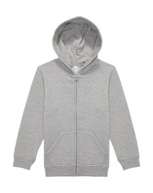 Detská unisex mikina s kapucňou ID.334 Zip Hood, 125 Sport Grey