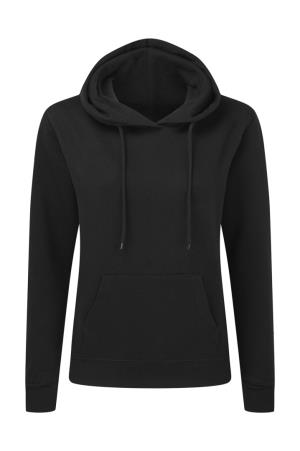 Dámska mikina s kapucňou CUPA, 104 Dark Black