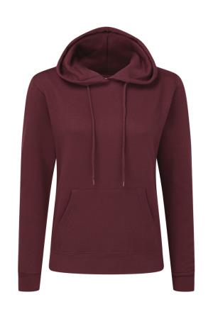 Dámska mikina s kapucňou CUPA, 448 Burgundy
