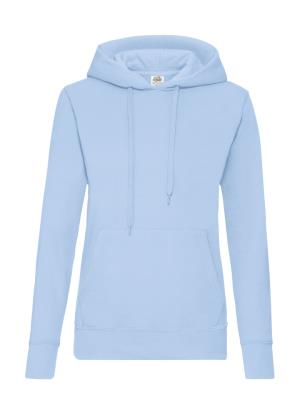 Dámska mikina s kapucňou Colours, 320 Sky Blue