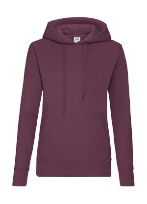 Dámska mikina s kapucňou Colours, 448 Burgundy
