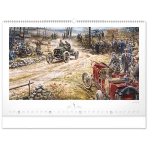 Nástenný kalendár Oldtimers – Václav Zapadlík 2022, 64 × 42 cm (12)