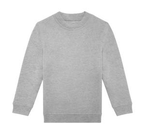 Detská unisex mikina bez kapucne ID.332 Crew, 125 Sport Grey