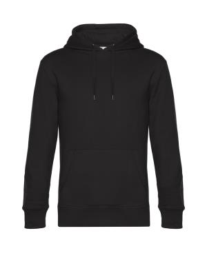 Unisex mikina s kapucňou KING, 106 Black Pure