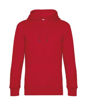 Unisex mikina s kapucňou KING, 400 Red