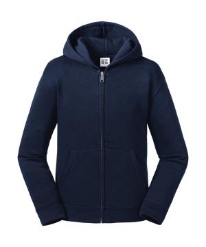Detská mikina s kapucňou a zipsom Authentic, 201 French Navy