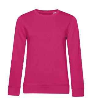 Dámska mikina bez kapucne Crew Neck, 435 Magenta Pink