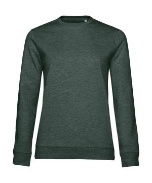 Dámska mikina bez kapucne Set In, 509 Heather Dark Green