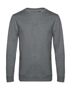 Unisex mikina bez kapucne Set In French, 121 Heather Mid Grey